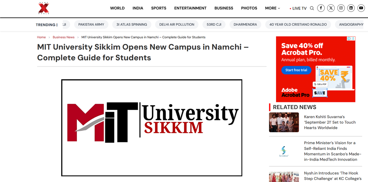 Newsx article screenshot